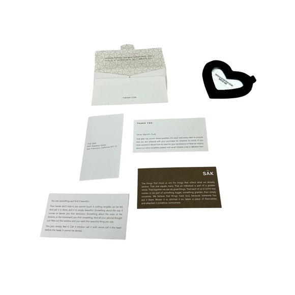 The Sak Women’s Black Purse Fabric Weave Faux Leather Rectangle Snap Pockets - Picture 8 of 17